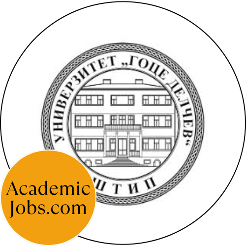 El logo de University Goce Delcev Jobs